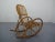 Wood Mid-Century Italian Bamboo Rocking Chair, 1950s For Sale - Image 7 of 18
