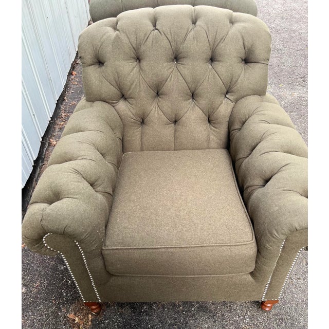 George Smith George Smith Bulgari Chairs - a Pair For Sale - Image 4 of 8