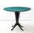 Amazing 1950's ebonized wood game table or dining table with the original laminate top and four chairs attributed to Ico...