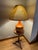 1960s Vintage 1970s Ceramic Bamboo Table Lamp With Woven Shade For Sale - Image 5 of 16