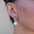 Nina Zhou Jewelry Nina Zhou Nosa Sapphire, Aquamarine and Diamond Pearl Drop Earrings in 18k Yellow Gold- 2 pieces For Sale - Image 4 of 10