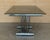 Mid-Century Modern Mid-Century Modern Romeo Rega Style Chrome, Brass and Glass Dining Table For Sale - Image 3 of 18