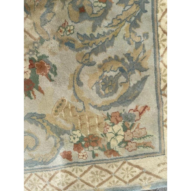 Textile Mid-Century CNA Savonnerie Rug, 1960s For Sale - Image 7 of 18