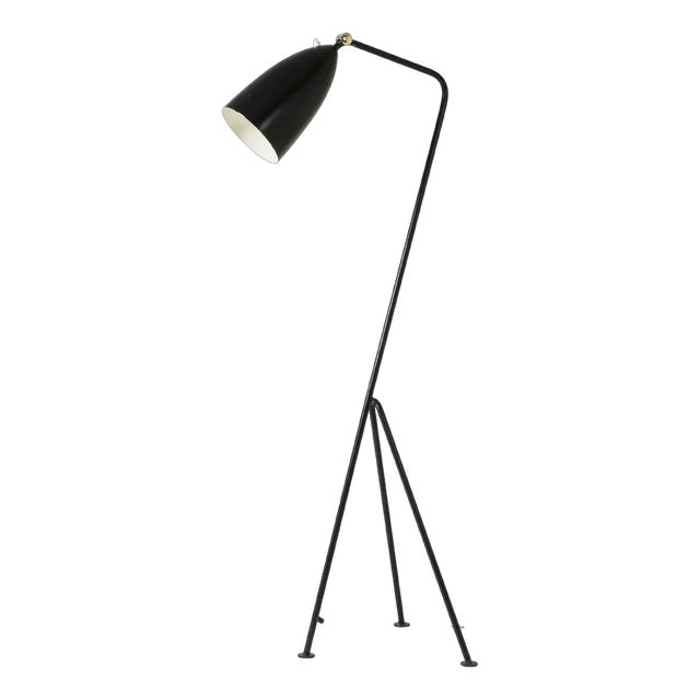 Vintage Grasshopper Floor Lamp by Greta Grossman for Bergboms, 1950s For Sale