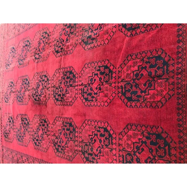 Large Ersari Afghan Rug, 1940s For Sale - Image 3 of 13