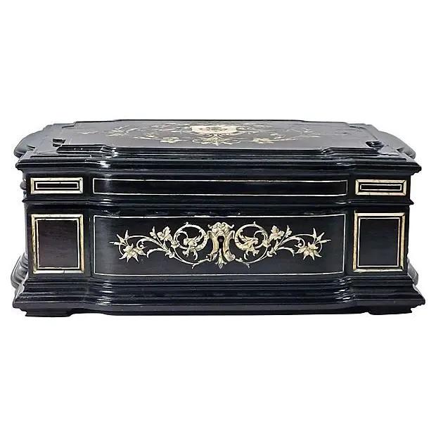 Antique French Gerson and Weber Writing Box For Sale - Image 4 of 7