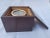 1940s Brass Boat Compass in Varnished Wood Box For Sale - Image 5 of 10