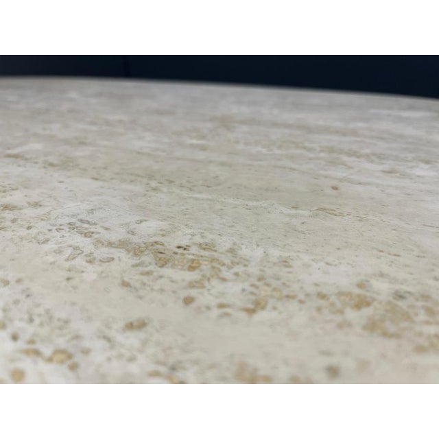 Vintage Travertine Dining Table, 1970s For Sale - Image 4 of 15