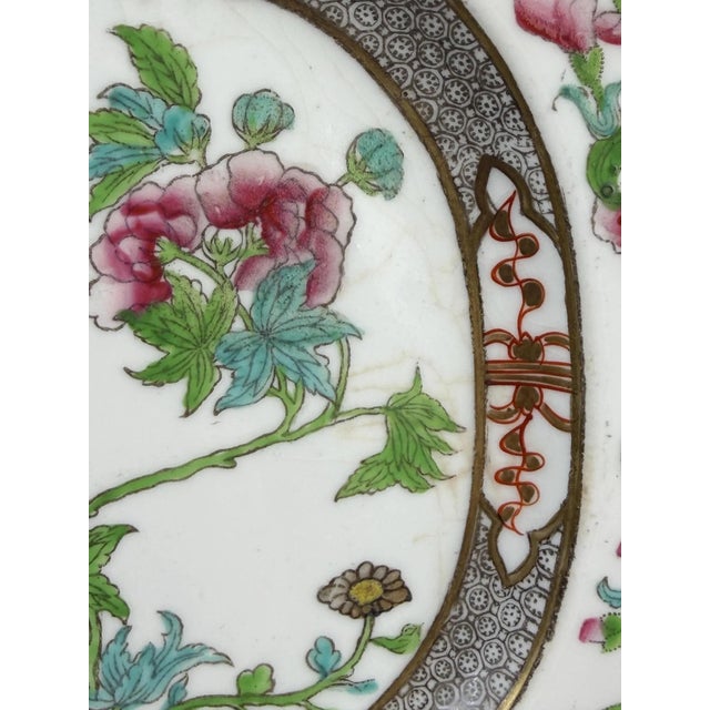 White Antique English Porcelain Serving Platter from Befos, 1800s For Sale - Image 8 of 10