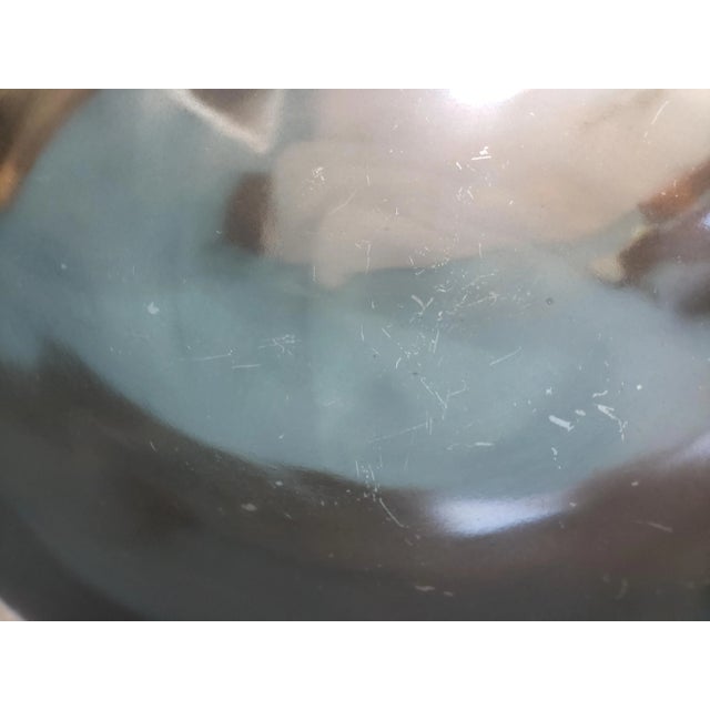 Amazing contemporary - mid century inspired ebonized brass bowl - very elegant, subtle statement piece for many areas of...