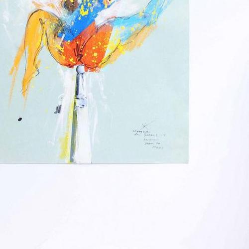 Sergio Barletta, Circus of the Sun No. 2, 1990s, Mixed Media Collage For Sale - Image 3 of 5