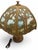 Early 20th Century Edward Miller & Co. Scenic Landscape Overlay Slag Glass Lamp For Sale - Image 4 of 10