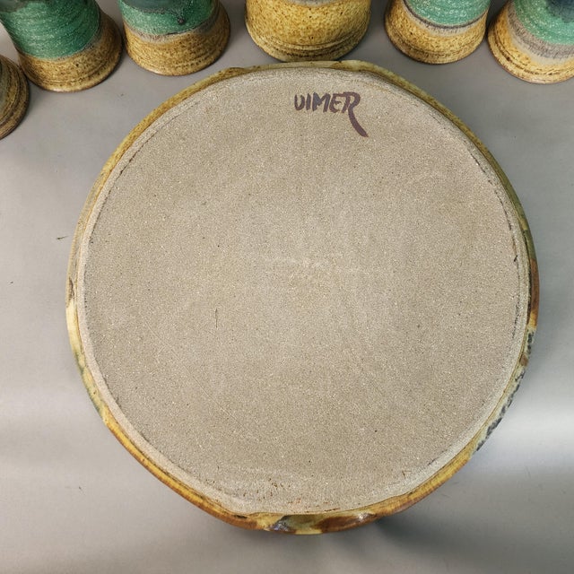 Jim Ulmer Stoneware Drink Serving Set For Sale - Image 11 of 12