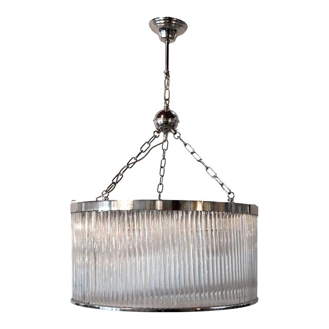 Mid-Century Modern Italian Venini Chandelier. 1970s For Sale