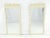 Mid-Century Modern Pair of White Lacquer Mid Century Modern Rectangle Faux Bamboo Wall Mirrors For Sale - Image 3 of 9