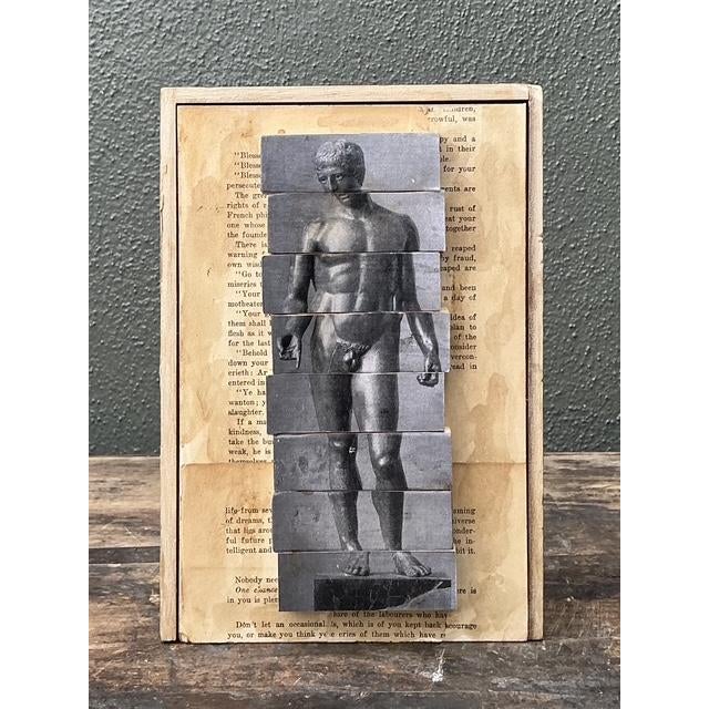 Late 20th Century Vintage Original Mixed Media Jenga Box For Sale - Image 5 of 14