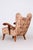 Brown Art Deco Walnut Armchair attributed to Jan Vaněk, 1930s For Sale - Image 8 of 15
