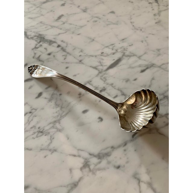 A rare, hefty, soup ladle in the 1st "Josephine" pattern by Gorham. Beautiful, original surface, with the ghost of its...