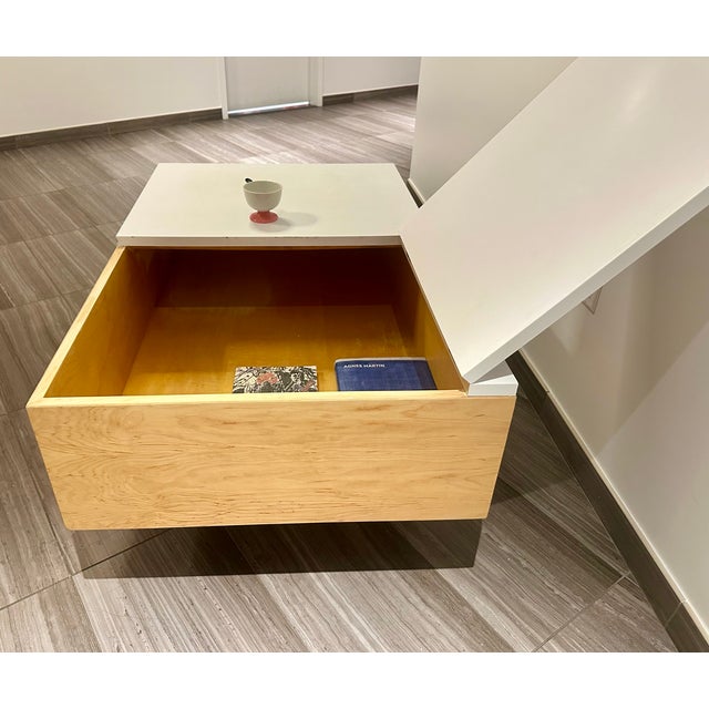 1950s George Nelson for Herman Miller Birch Storage Coffee Table Mid Century Modern For Sale - Image 9 of 10