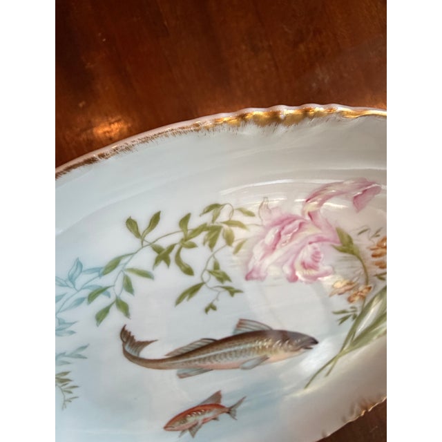 Early 20th Century Rosenthal Versailles Fish Course Plates — Set of Six, Each With a Different Scene. For Sale - Image 10 of 10