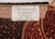 Black Folk Art Geometric Area Rug, 3' X 2' 1.5" For Sale - Image 8 of 8