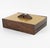 Mid Century Modern Gilded Aluminum and Macassar Wood Box, circa 1960 For Sale - Image 10 of 11