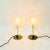 1960s 1 of 2 Mid-Century Bubble Glass & Brass Table Lamp by Helena Tynell, Germany, 1960s For Sale - Image 5 of 10