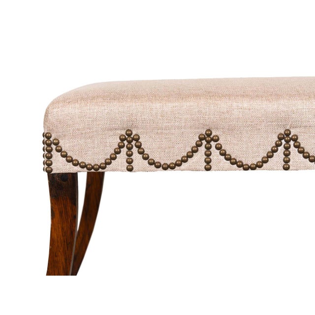 Antique Side Bench For Sale - Image 4 of 5