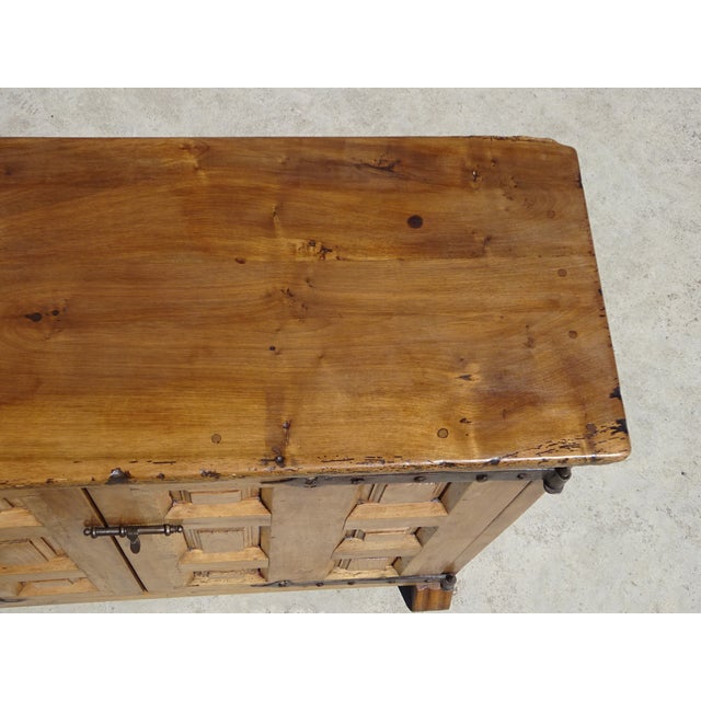 Tuscan Oak and Walnut 2-Door Sideboard For Sale - Image 18 of 18