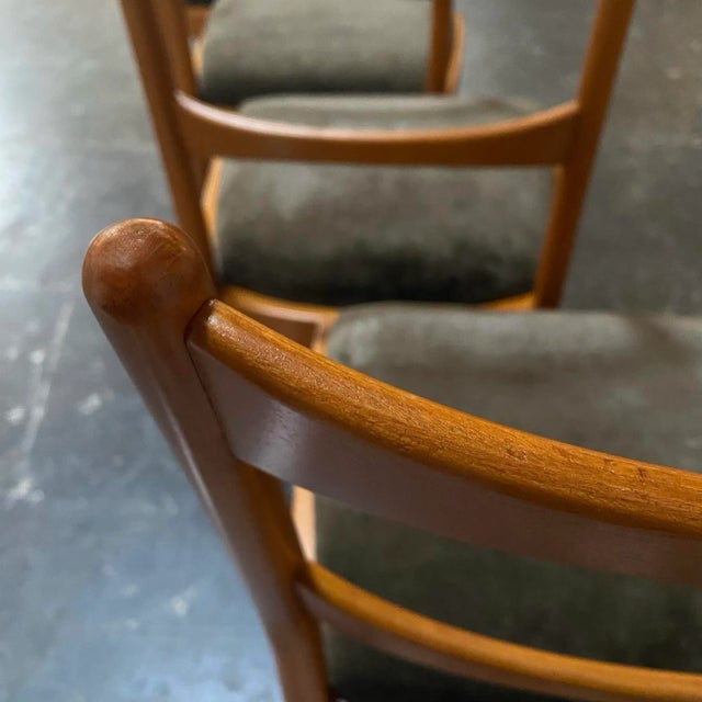 Set of Four Mid-Century Danish Modern Dining Chairs For Sale - Image 11 of 12