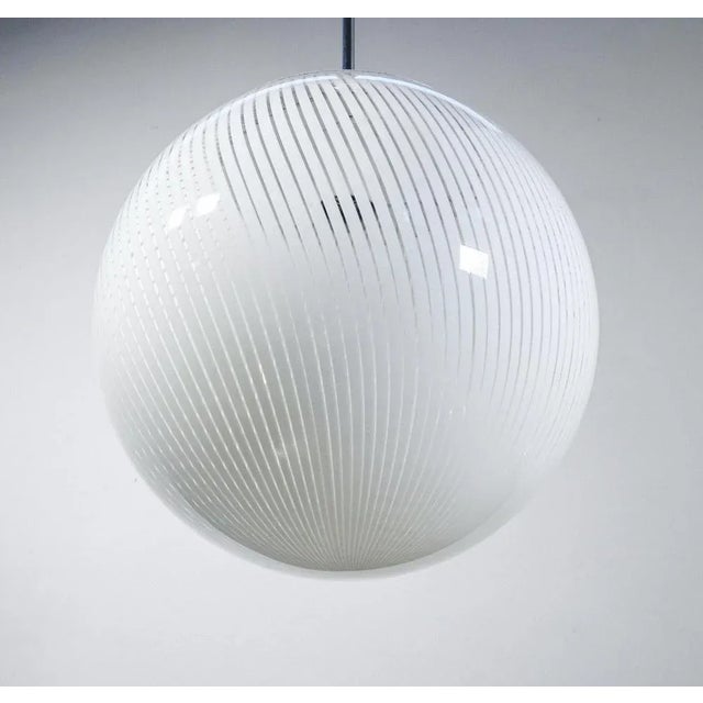 Murano glass chandelier from the tessuto series design ludovico diaz de santillana for venini origin italy period 1970s...