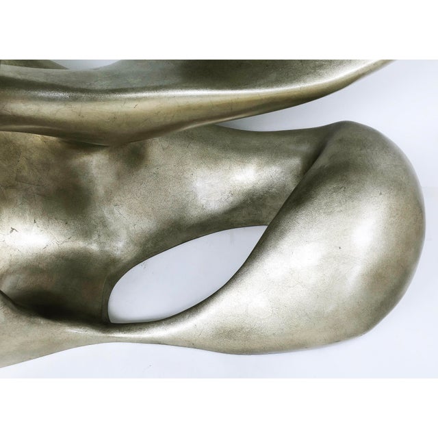 Tony Duquette for Baker Biomorphic Console, Silver Leaf Finish For Sale - Image 10 of 11