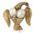 Ealry 20th Century Victorian Pearl Diamond 14k Yellow Gold Bird Brooch For Sale