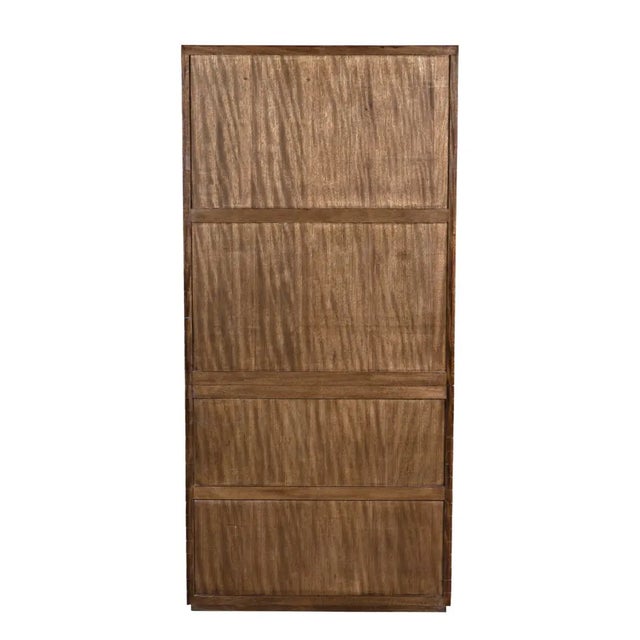 NOIR Noho Hutch, Hand Rubbed Black with Light Brown Trim For Sale - Image 11 of 14