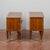 Paolo Buffa-Style Bedside Tables with Glass Top, Set of 2 For Sale - Image 4 of 9