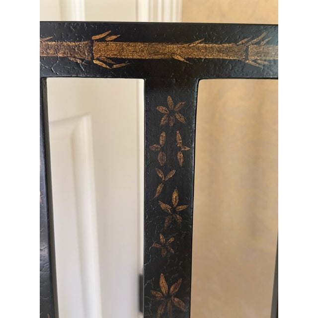 Rustic European Rose Tarlow Melrose House Hand‑Painted Accent Chair – Carved Frame & Artisan Detailing For Sale - Image 3 of 8