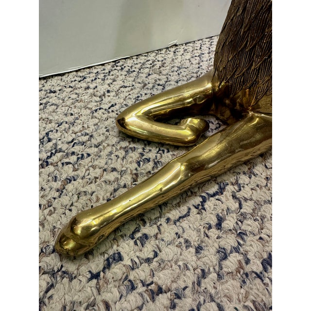 Brass Brass Deer Sculptures -a Pair For Sale - Image 8 of 10
