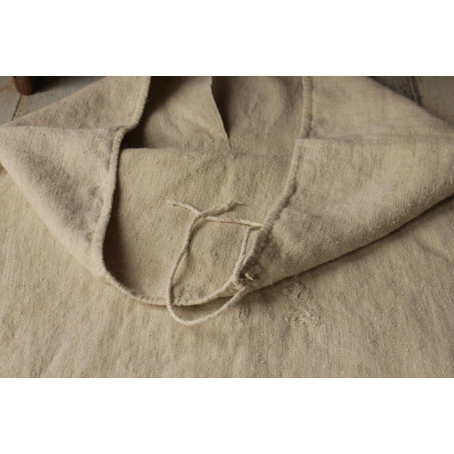 Antique French Grain Sack Olive Bag Chairish