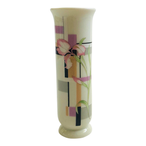 1980s Iris Bud Vase