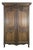 19th Century Norman Wardrobe in Carved Oak with Floral Basket Motif For Sale