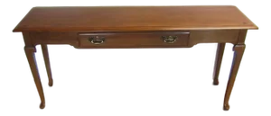 Ethan Allen Solid Maple Console Table