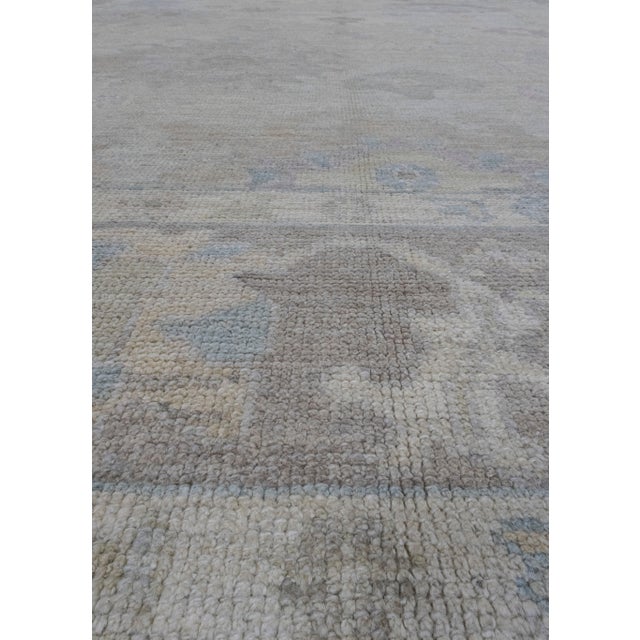 Turkish Oushak Rug 8'7" x 10'2" For Sale In Houston - Image 6 of 8