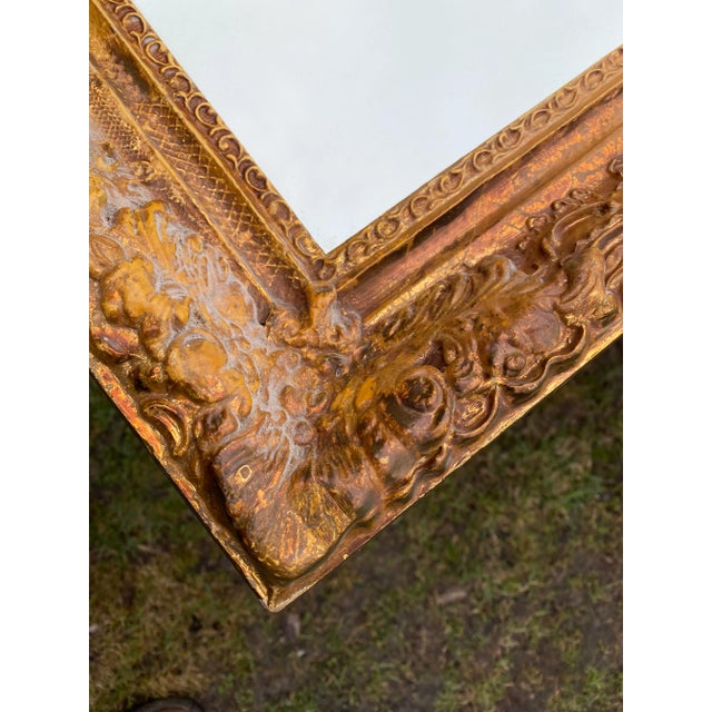1950s 1950s Giltwood Mirror For Sale - Image 5 of 8