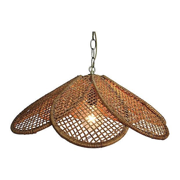 Natural Wicker Pendant Light Chairish