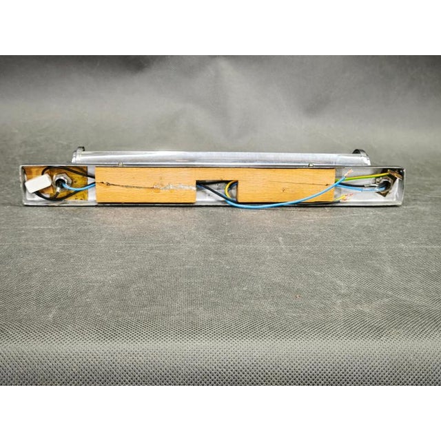 Gold Bauhaus Chrome Wall Lights by Napako, Czechoslovakia, 1940s, Set of 2 For Sale - Image 8 of 11