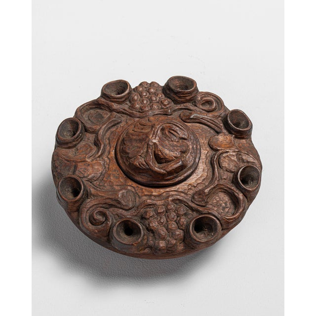 Mid 20th Century Italy Brown Wood Cocktail Glass For Sale - Image 15 of 15