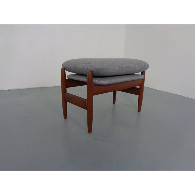 1960s Teak Stool or Ottoman by Hans Olsen for Frem Røjle, Denmark, 1960s For Sale - Image 5 of 13