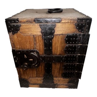 Mid 19th Century Japanese Ship's Antique Tansu Chest For Sale