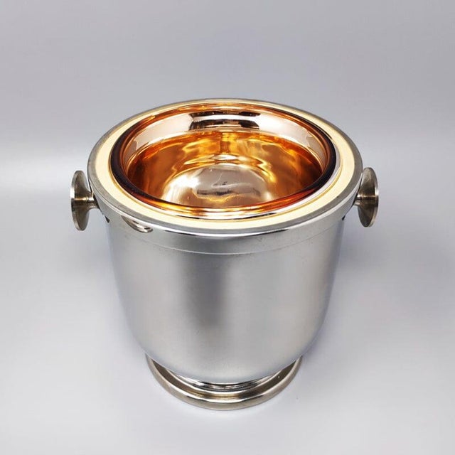 Ice Bucket in Stainless Steel from Macabo, Italy, 1960s For Sale - Image 4 of 7