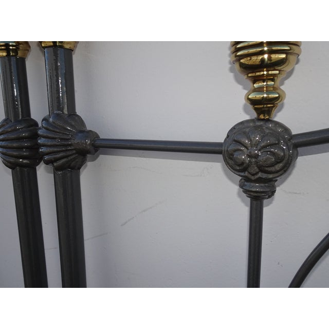 Spanish Style Twin Headboards Gray & Gold Use as a Queen Headboard a